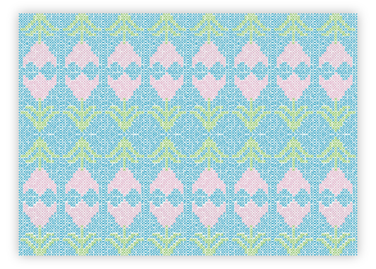 Needlepoint Garden Stationery Set
