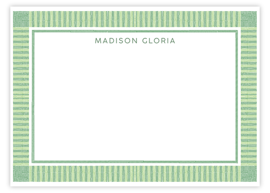 Needlepoint Stripes Stationery Set