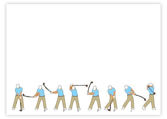 The Golfer Stationery Set