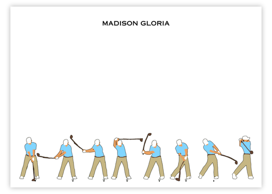 The Golfer Stationery Set