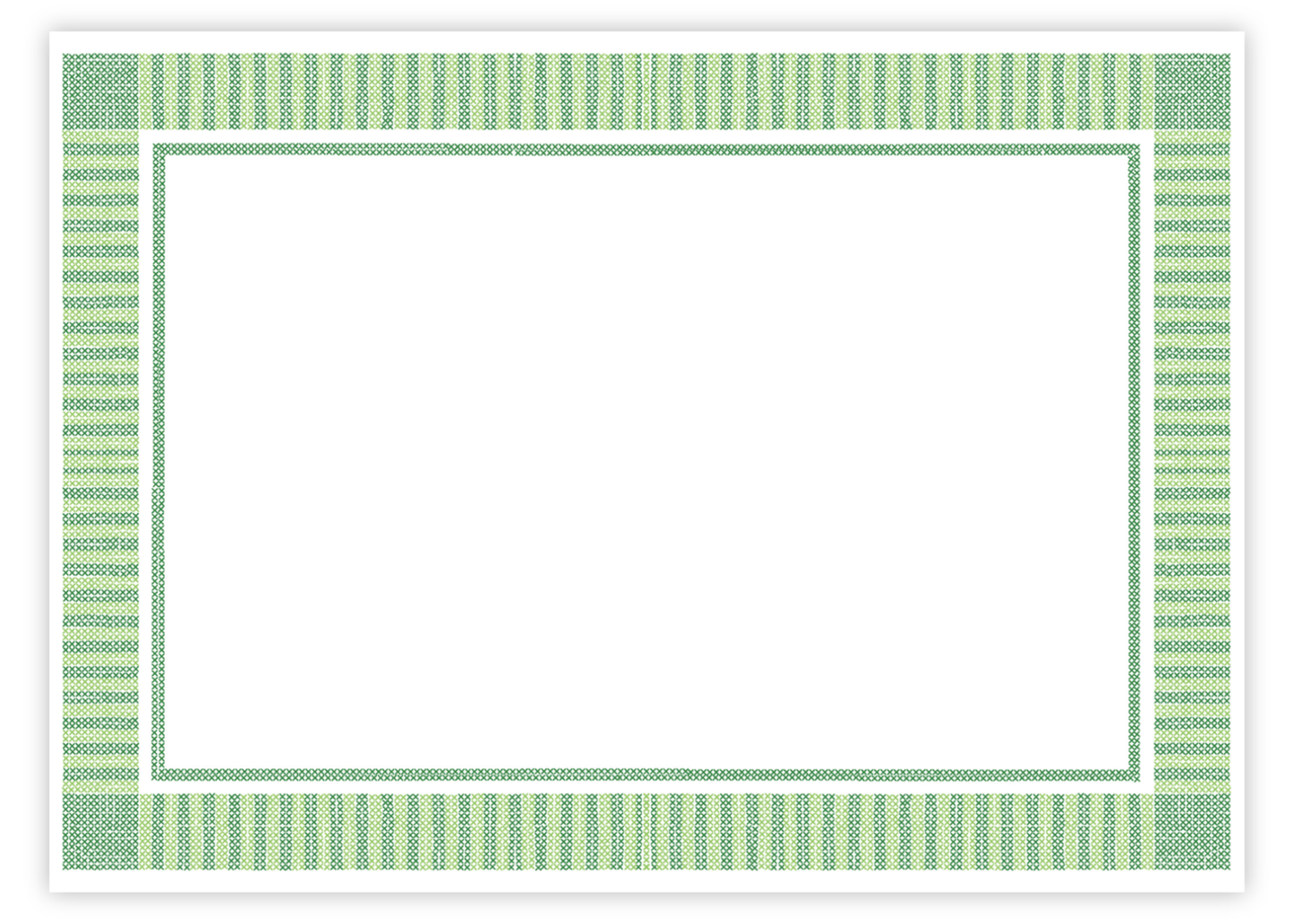 Needlepoint Stripes Stationery Set
