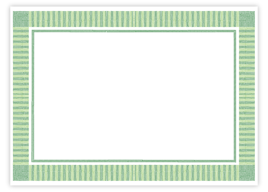 Needlepoint Stripes Stationery Set