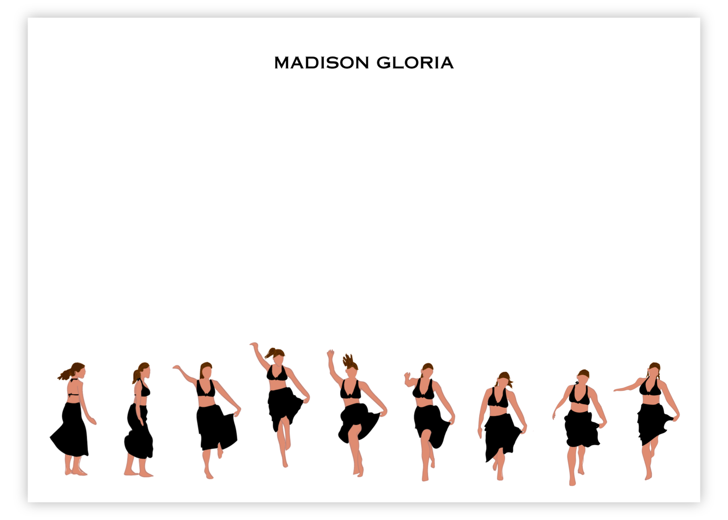 The Dancer Stationery Set