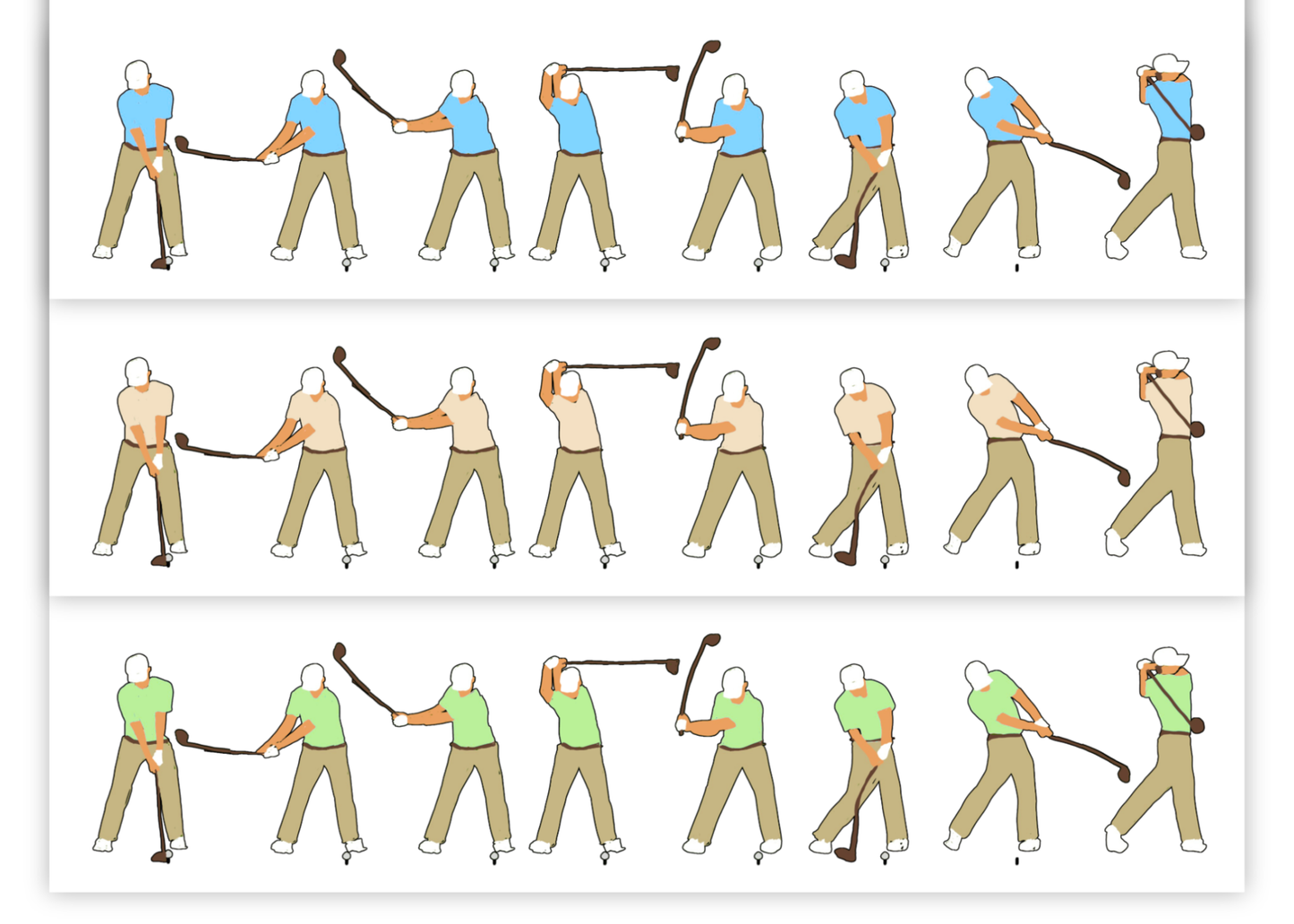The Golfer Stationery Set